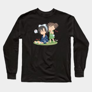 Dororo and Hyakkimaru chibi Long Sleeve T-Shirt